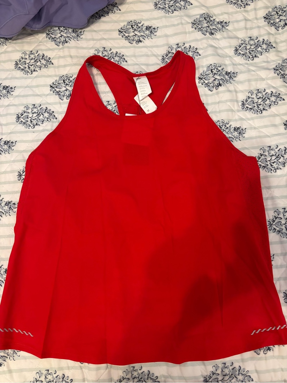 Fabletics Red Racerback Tank